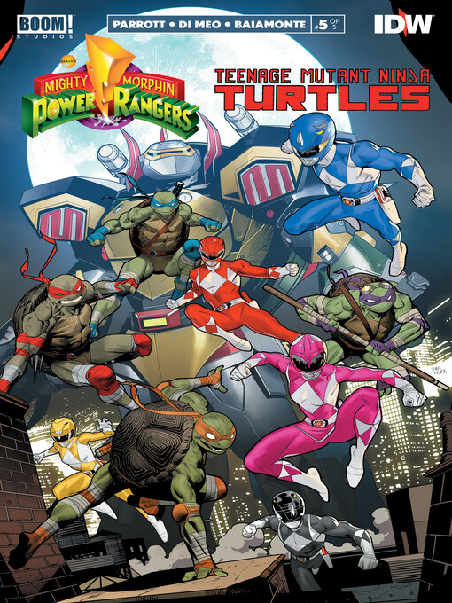 Cover image for Mighty Morphin Power Rangers/Teenage Mutant Ninja Turtles (2019), Issue 5